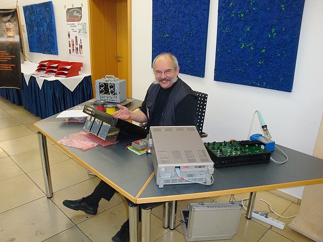 Uli beim Löten